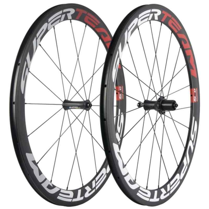 SUPERTEAM 700C 50mm ロードバイク ーホイールセット 23mm クリンチャホイール R7 ...