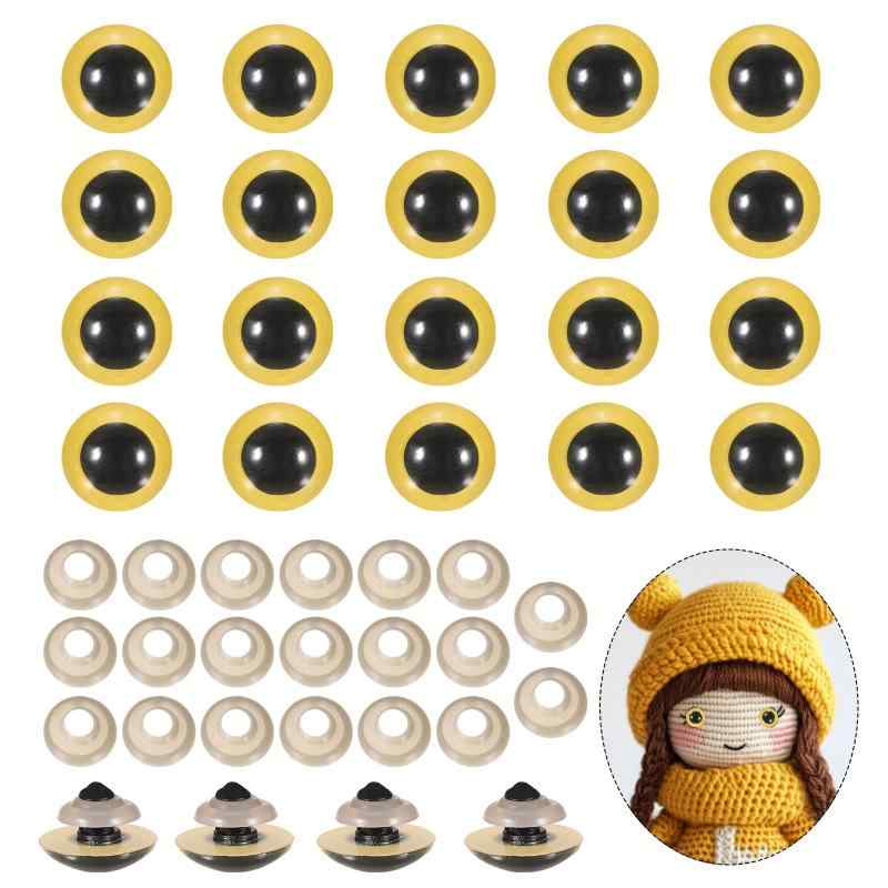 PATIKIL Safety Eyes Realistic Doll Crocheting Safety Eyes with Washers for Decor Crochet Accessories Dolls Craft Halloween linears-11439811 LINEAR shop サンプル画像3