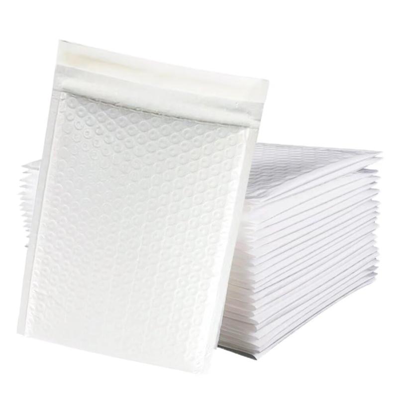 クッションふうとう防水梱包郵送用封筒 Mサイズ 10枚入 外寸200x240mm 内寸180x240mm ネコポス ゆうパケット クリックポスト クロネコDM便 ポスパケット対応 郵便配送用気泡入り緩衝材付き封筒 yu