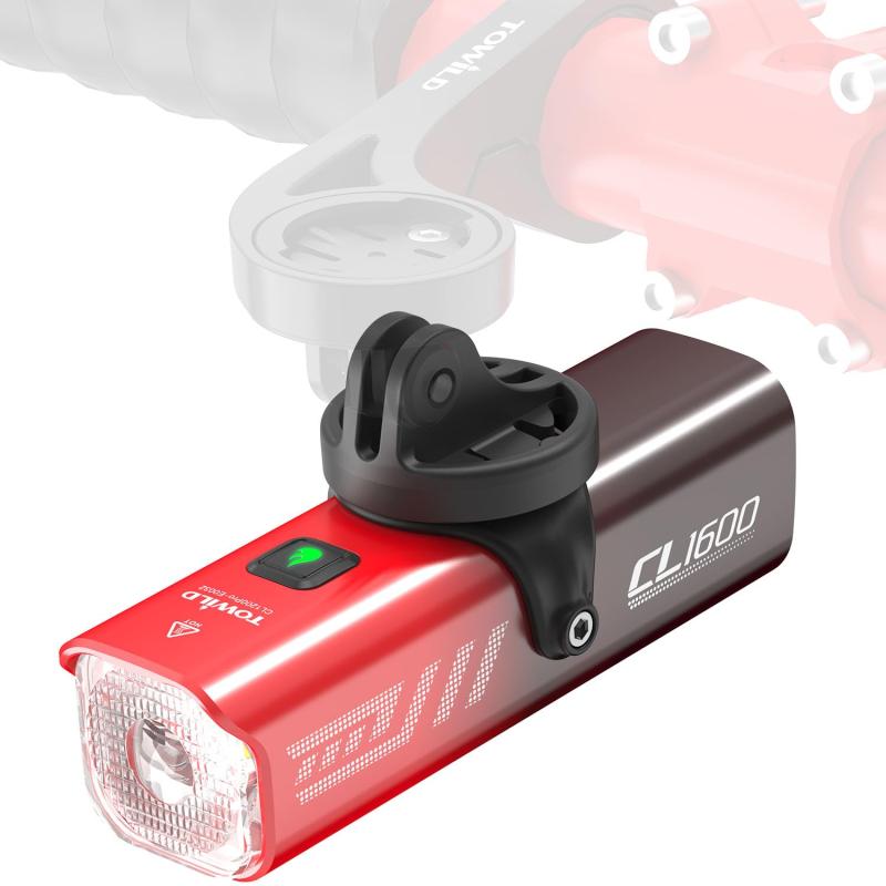 TOWILD CL1600 自転車 ライト USB-C充電式 大容量5000mAh 1600ルーメン 自転車ヘッ...