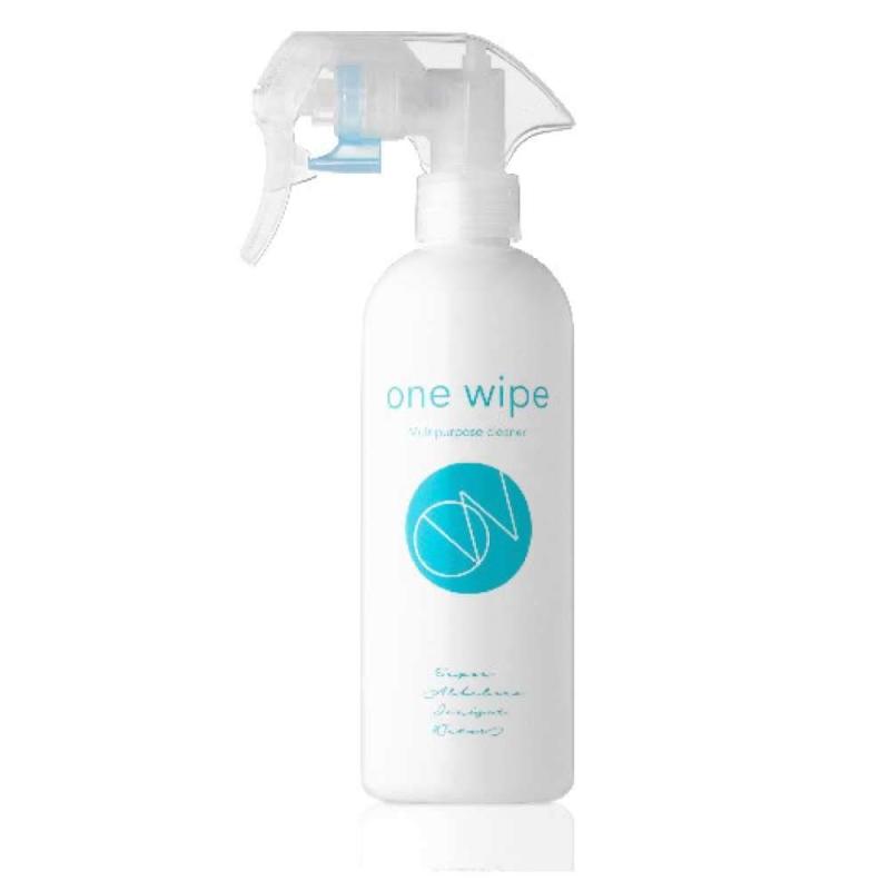 『OneWipe（ワンワイプ）』マルチパーパスクリーナー 電解水 アルカリイオン水 界面活性剤フリー 99.9％水 安全・安心 除菌・消臭 防サビ・還元剤