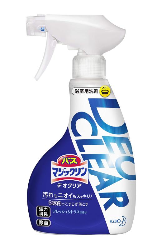 バスマジックリン DEOCLEAR(デオクリア) 風呂洗剤 擦らず落とす フレッシュシトラスの香り 本体 380ml