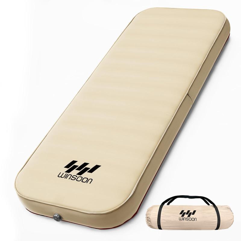 WINSOON インフレーターマット 10cm 【極上の快適性・より広い・自動膨張】 キャン...