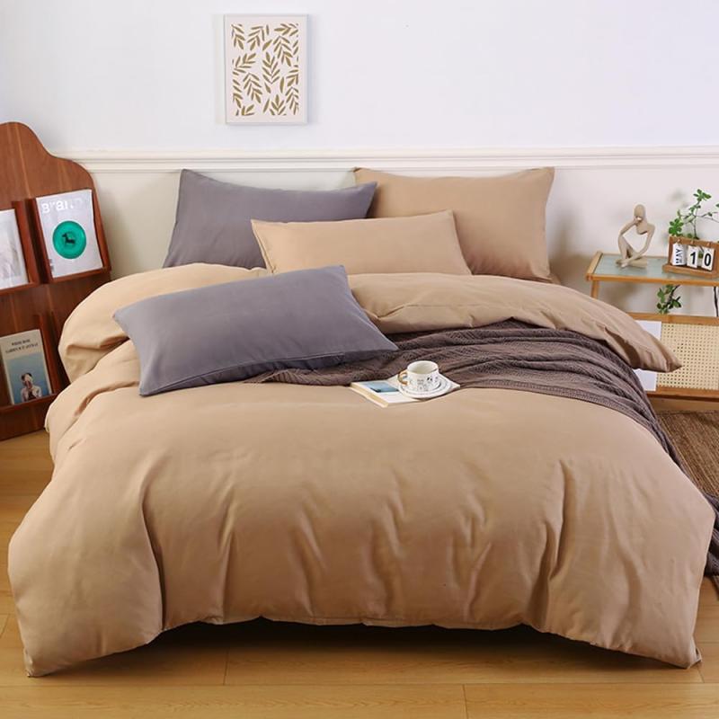 songlibin 掛け布団カバー単品 クイーン230*230cm 布団カバー ふとんカバー 掛けカバー 洗える 抗菌防臭 防ダニ オールシーズン ピーチスキン加工 全開ファスナー 通気 速乾 単品