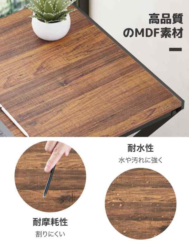 オフィスワークテーブル デスク オフィスワークデスク リモートワークテーブル 幅120cm×奥行60cm z型 机 在宅勤務 折りたたみ パソコンデスクワークデスク 組立簡単 アジャスター付き シン linears-11341766 LINEAR shop サンプル画像3
