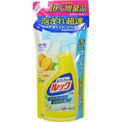 ライオン おふろのルック つめかえ用 増量品 (385mL) 詰め替え用 浴室用合成洗剤