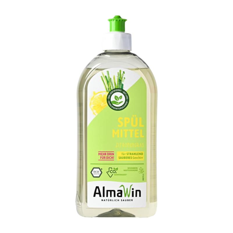 アルマウィン(AlmaWin) ディッシュソープ 食器用洗剤 レモングラス 500ml オーガニック 食器洗剤 無添加 手にやさしい