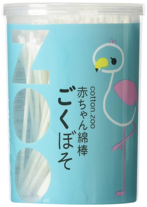 コットンZOO 赤ちゃん綿棒 ごくぼそ 水滴型 200本入