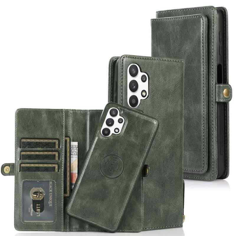 for Galaxy S22 Many Card Slots 2in1 Detachable Wallet Case