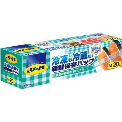 ライオン リード 冷凍も冷蔵も新鮮保存バッグM 20枚