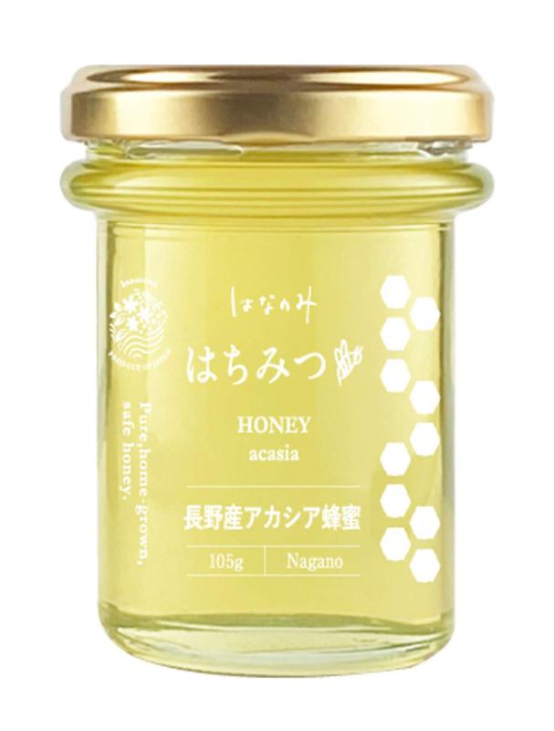 花の実 はなのみ長野産アカシア蜂蜜(小瓶) 105g ×2本 linears-11346175 LINEAR shop パッケージ画像