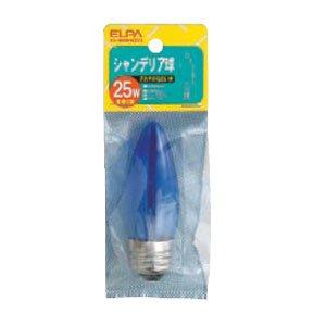 ELPA シャンデリア球 25W 口金E26 昼光 G-60H(D)