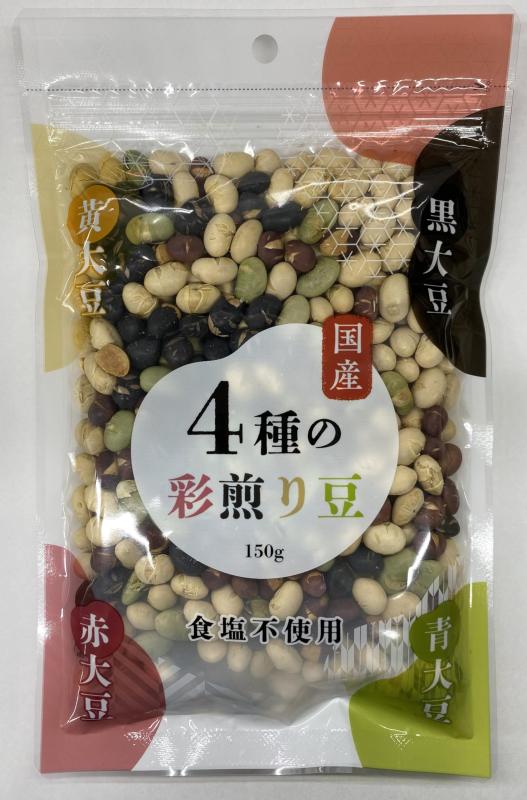 虎屋産業 4種の彩煎り豆 150g×5個