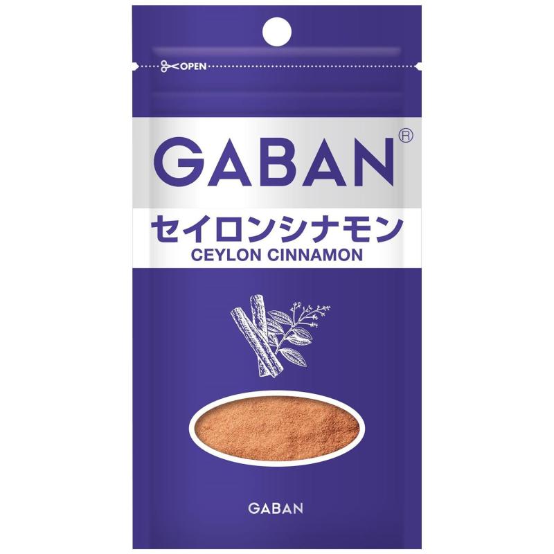 ハウス GABAN(ギャバン) セイロンシナモン 袋 7g[お試しサイズ使いやすいファスナー付き］の楽天市場商品画像