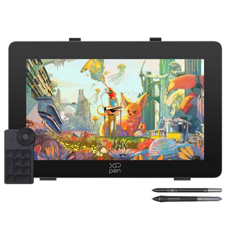 XPPen 液タブ 23.8インチ 液晶タブレット 4K大画面 Calman認証ディスプレイ 2種X3 Proペン 左手デバイス付き デザイン マンガ制作 お絵描きソフトウェア付 Android Windows macOS対応 「2年メーカー