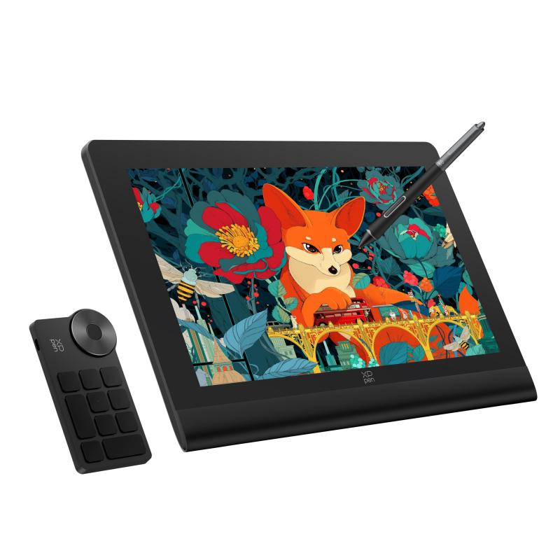 XPPen 有機ELペンタブレット 15.6インチ OLED 4K解像度 マルチタッチ機能 X3 Proペン イラスト制作 有機ELペンディスプレイ お絵描きソフトウェア付 Android Windows macOS対応 「2年メーカー」Artist U