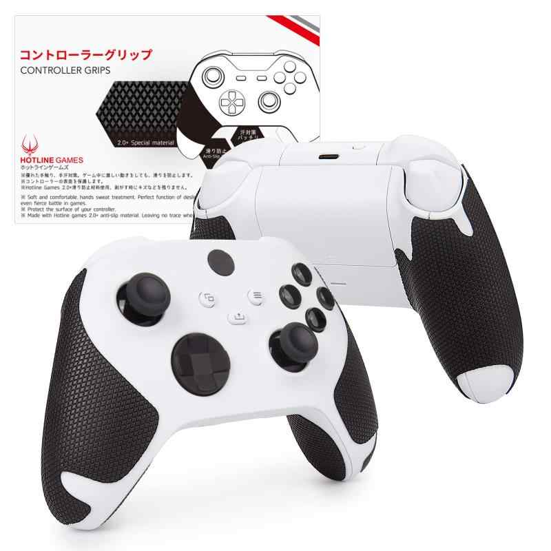 Hotline Games XBOX ワイヤレス コントローラー グリップ XBOX Series S/X 用 滑り止め グリップシール 滑り止め グリップ テープ XBOX ワイヤレス コントローラー アンチスリップテープ 【 グリップ力