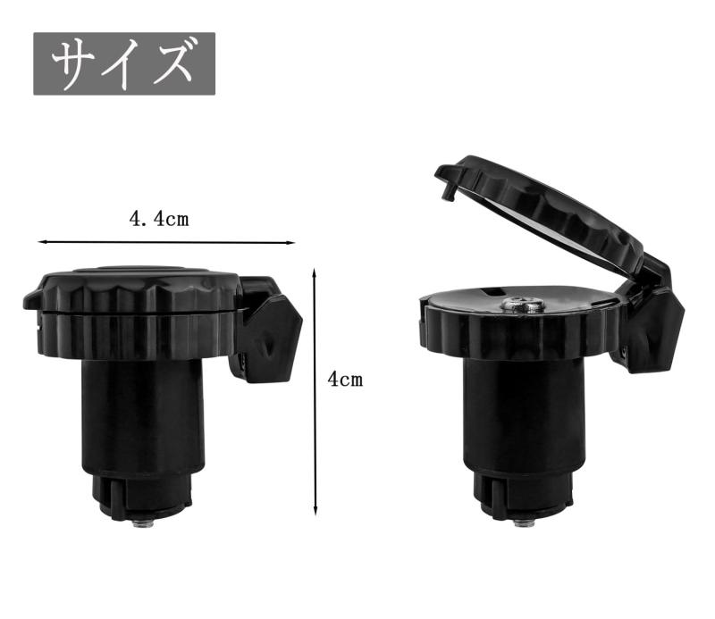 Wolfride 自転車バックミラー バーエンドミラー 360度回転可能 広視野角 丸型 凸面...