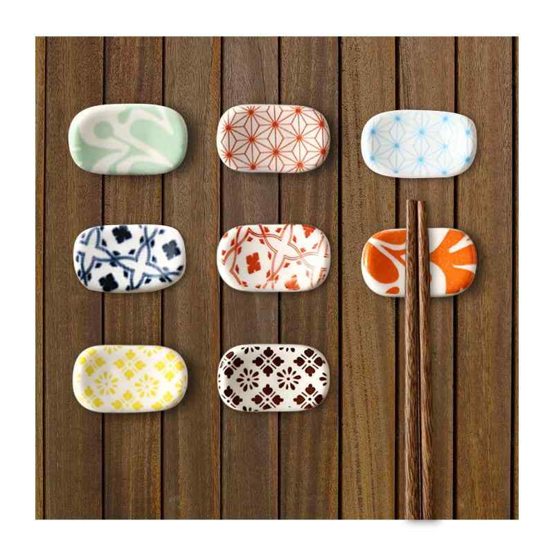 happykau 箸置き そらまめ 箸枕 はしおき 箸台 和風 和柄 陶器 和食器 おもしろ お箸置き 可愛い 箸休め 卓上飾り物 小物入れ (パターン2)