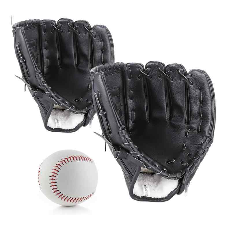 野球グローブ 軟式 キャッチボールセット グローブ 子供 親子セット 10.5+12.5インチ 練習ボール付き ソフトボール 兼用 右投げ用 左手着用 練習用 柔らかな人工皮革製 初心者向け