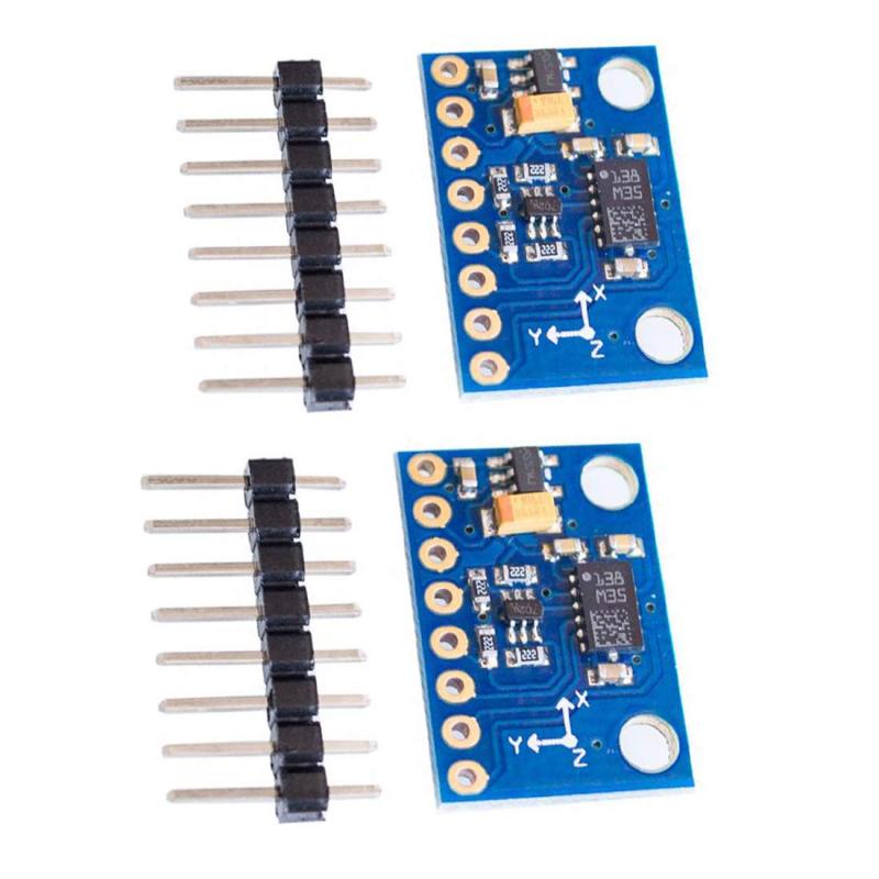Hailege 2個セット LSM303DLHC GY-511 3軸eコンパス加速度計磁力計モジュール12ビットAD変換