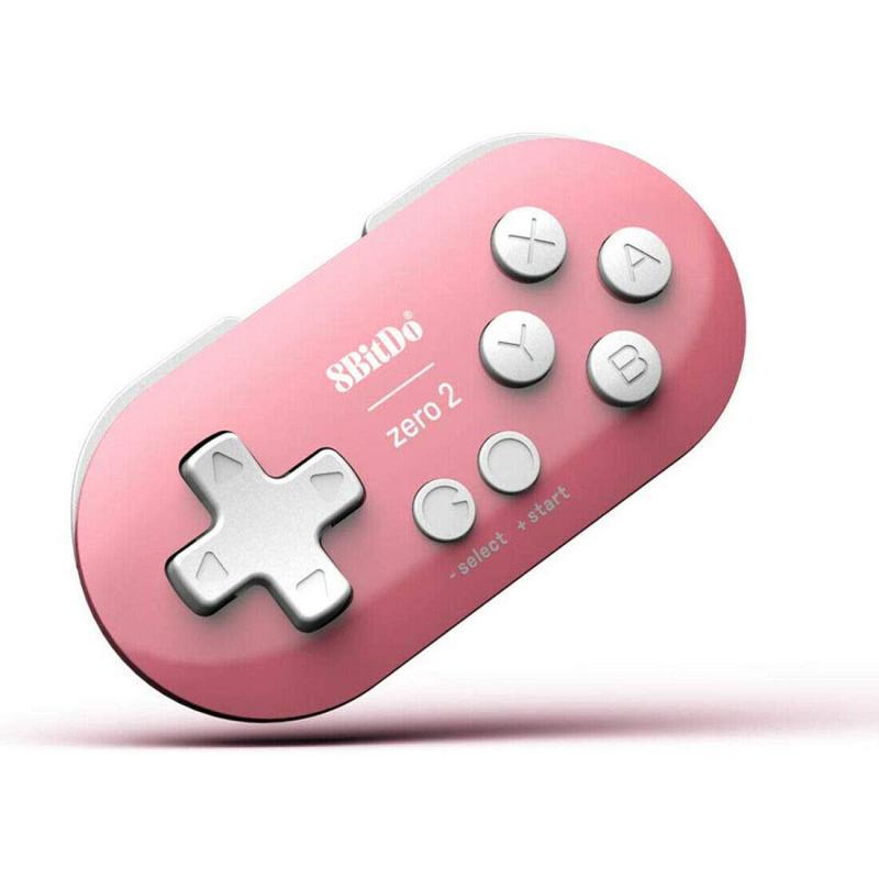 8bitdo ZERO ゲームパッド コントローラー android／macOS／windows対応 ワイヤレBluetooth 4.0 スマホ タブレット用ゲームコントローラー ハンドルボックス iPad/Android各種ゲーム対応可能 (ピンク)