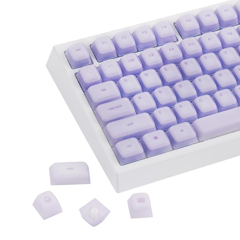 EPOMAKER AegisSil キーキャップセット シリコン素材 Cherryプロファイル 113キー65%/75%/96%/フルサイズ Cherry MX Kailh Outemu Gateronメカニカルゲーミングキーボード用カスタムキーキャップ