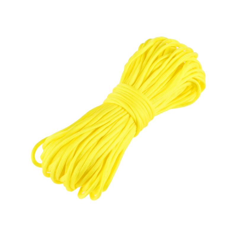CAPASTEC ガイロープ 4mm x 31m 7芯 パラコード テントロープ タープ ロープ キャンプ用 アウトドア用 耐荷重100kg【仕樣】サイズ：4mm x 31m　内芯：7芯　耐荷重：約100kg カラー：全17色お選びいただけます【素材】ポリエステル＋ポリプロピレン。耐久性があり、耐摩耗で破れにくいです。引っ張り強度と柔軟性があり、テントやタープの設営時のガイロープなどアウトドア用に最適です。【色々な用途】旅行、ハイキング、バックパッキング、キャンプ、釣り、テンマク、テント、洗濯物干しなど様々なアウトドア場合で利用できます。さらに、靴紐、手作り、アクセサリー製作などのシーンでも利用できます。【持ち運び簡単】軽量でコンパク、アウトドアスポーツを楽しむ際に持ち運びが簡単です。バックパックや旅行用バッグ、車に便利に収納でき、必要な時に使用してアウトドア活動に楽しみを加えることができます。【注意事項】命綱など加速度的に荷重のかかる場合のご使用は絶対におやめ下さい。