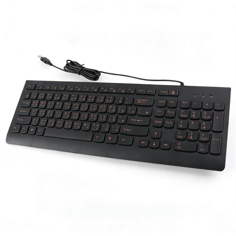 Cangjie中国の台湾のキーボード、PC、ラップトップ、 7/2000 / Vista/XP用の数字キーパッドを備えたUSB有線コンピューターキーボード