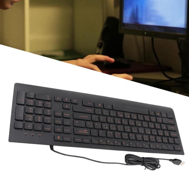 LINEAR shopのCangjie中国の台湾のキーボード、PC、ラップトップ、 7/2000 / Vista/XP用の数字キーパッドを備えたUSB有線コンピューターキーボード｜アングル3