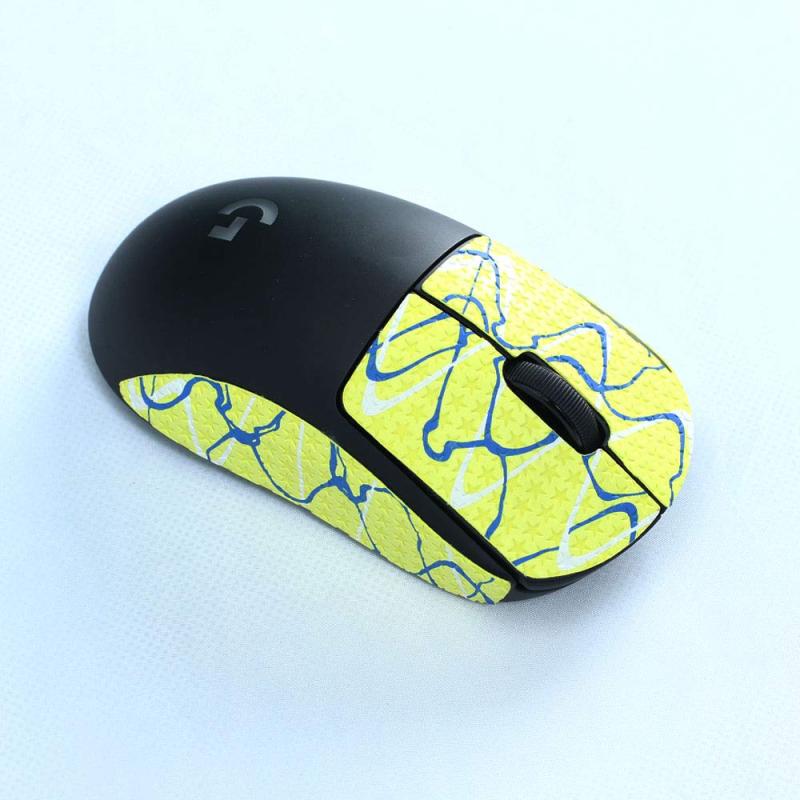 logicoolマウススケート用の吸汗性グリップテープサイドステッカー耐汗性カバーロジクールG PROマウス G304 G502 G703 G903 と互換性のある滑り止めテープ (G502)