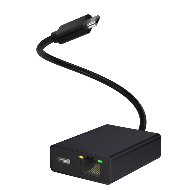 イーサネットアダプタ ファイヤーTVスティック対応 マイクロUSB 有線 LANアダプター ター マイクロB LAN変換アダプ LAN USB 変換アダプタ Fire Stick TV/Chromecast/他のマイクロB デ