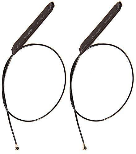 M.2 Internal Antenna for Wireless Card with Integrated Cable (Insulated), Approximately 7.9 inches (20 cm), Set of 2, RP-SMA to