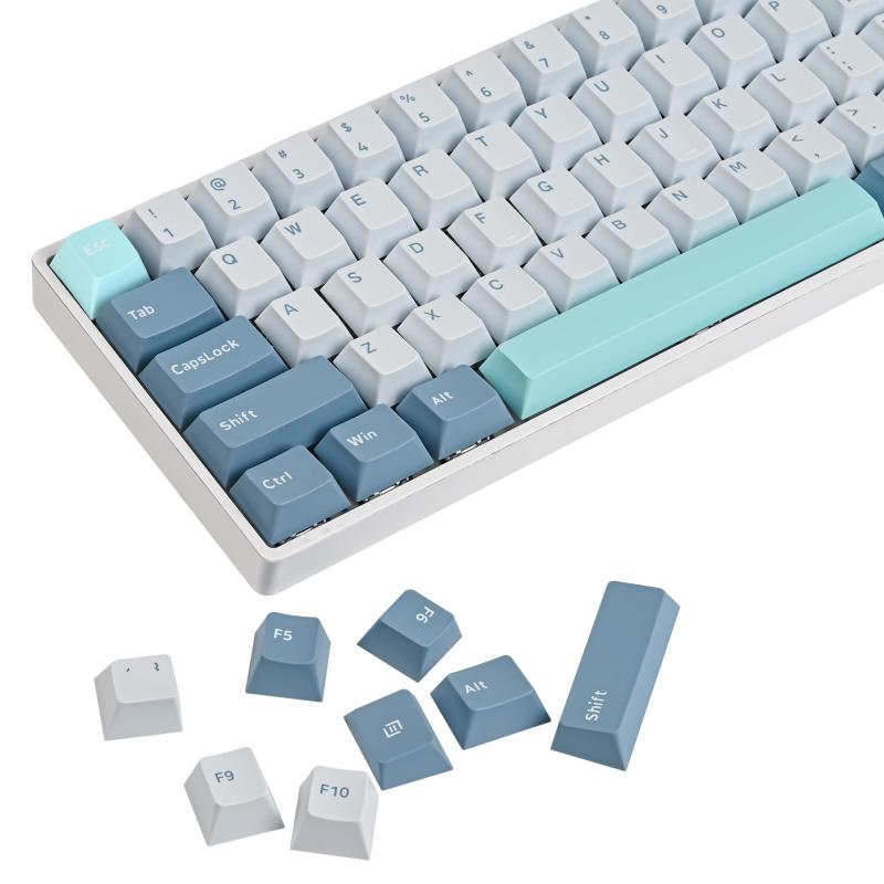 Ussixchare PBT shokoカスタムキーキャップ、168キー Cherry Profile Doubleshotキーキャップセット 60%/64/84/108 Cherry/gateron MXスイッチ用 US ANSIレイアウトメカニカルキ