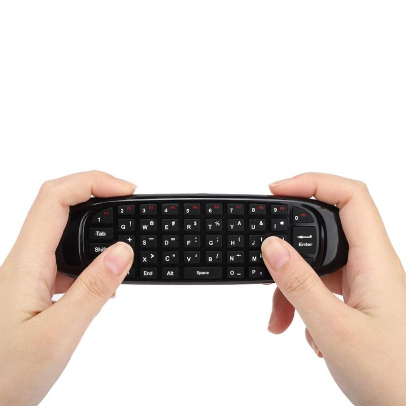 エアマウスUSBリモコン C120 USB2.4G ワイヤ-レスフライングマウスキーボード リモコン forWindows/MacOS/Android/Linux/Computer/TV/Tablet