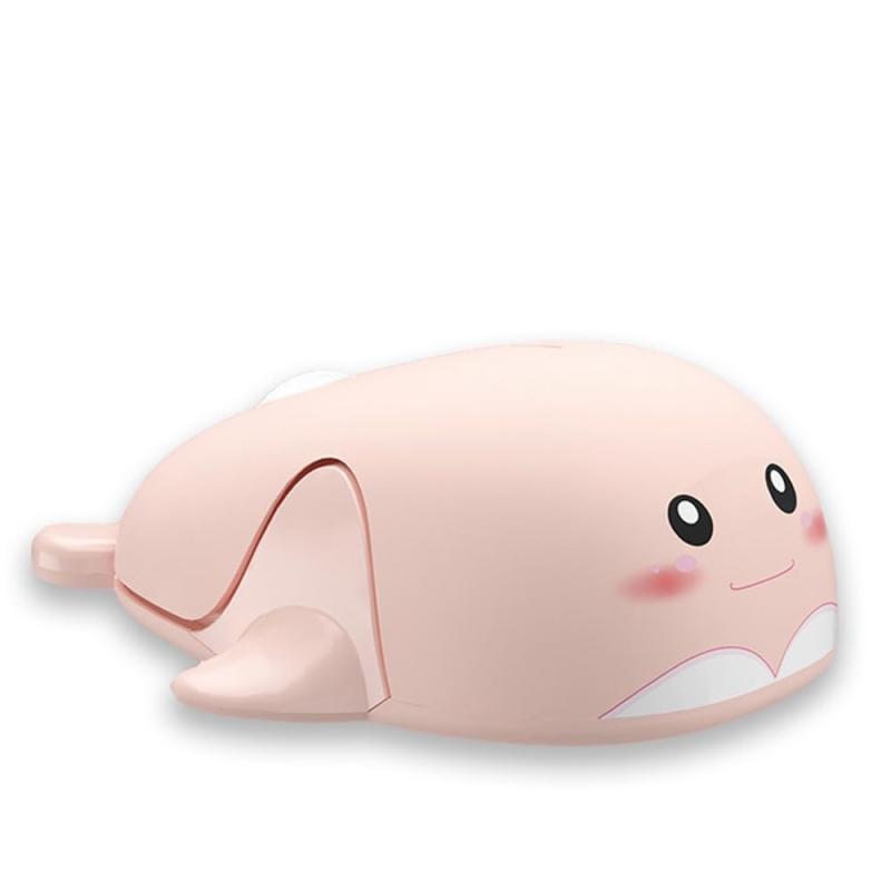 イルカ無線マウス 2.4Gワイヤレス かわいい 軽量 ミニ 便利 プラグアンドプレイ 光学式 操作簡単 海洋生物 面白い キュート 動物 子供向け PC ノードパソコン用 Windows Mac OS対応