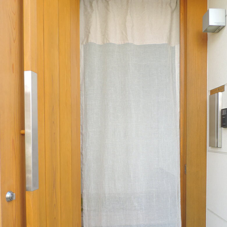 洗える からみ織り 麻の蚊帳カーテン 小 /麻 リネン 100% おしゃれ 日本製 メッシュ
