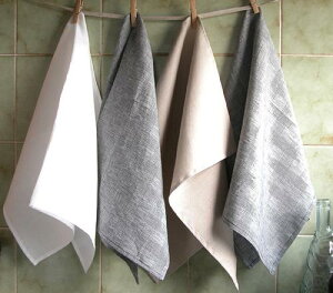 リネン キッチンクロス 厚手25番 日本製/ハンドメイド/手作り/【バレンタイン】
