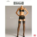 Wolford（ウォルフォード）LACE STOCKINGS（レース　ストッキング）ガーターストッキング15デニールインポートレッグウェア2WAYストレッチつま先補強タイプ幅広レ−ス