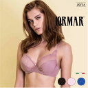 LORMAR ／ ロルマーDot10116直輸入イタリアインポートランジェリーイタリア　ブラノンパッドブラアンダーワイヤースカラップコードレースピンドットプリント2WAYストレッチ