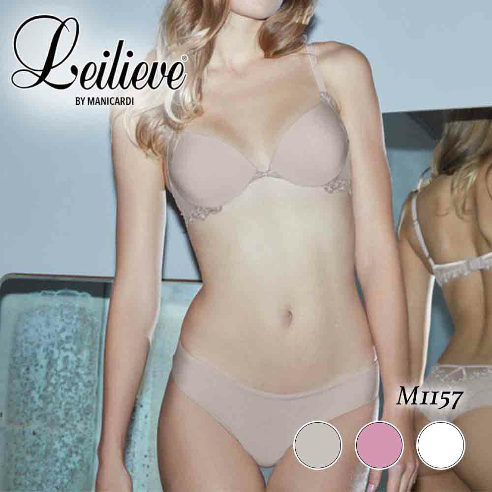 Leilieve／レイリエヴ DESIRE’（ディザイア）イタリア ブラ ショーツ3/4カップブラ＋ブラジリアンショーツ直輸入イタリアインポートランジェリー2WAYストレッチドットチュールマイクロファイバーラインストーン花モチーフ