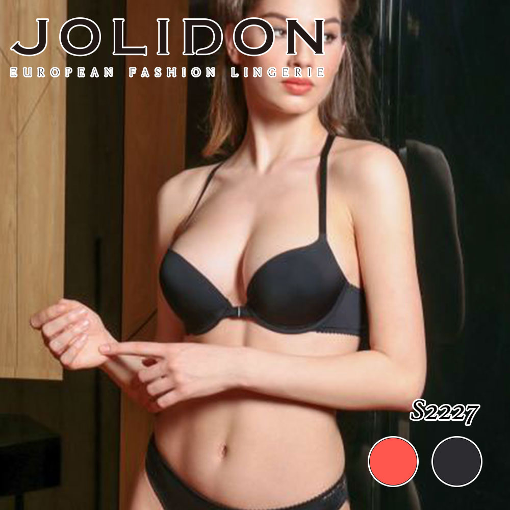 Jolidon／ジョリドンFRENCH CONNECTION（フレンチコネクション）直輸入 ヨーロッパ インポートランジェリーヨーロッパ　ブラ3／4カッププッシュアップブラ2WAYストレッチフラワー柄リバーレースマイクロファイバーフロントホック