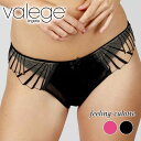 valege／ヴァレージュvalege.FEELING.culotteFEELING（フィーリング）フランス　ショーツビキニショーツ2WAYストレッチシースルーチュールサテンタトゥー効果リボン