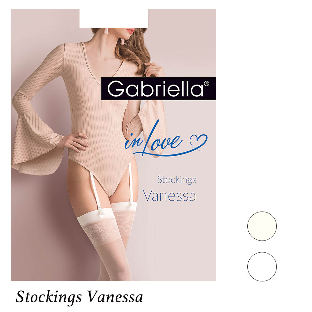 Gabriella／ガブリエラStockings Vanessaストッキング ヴァネッサ直輸入EU・インポートガーターストッ..