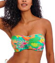 グラマーサイズ 水着【予約】UWバンデュビキニ Isla Margarita by Freya Swim eカップ fカップ gカップ hカップ iカップ jカップ kカップ lカップ mカップ グラマー水着 インポート水着 大きいカップ ビキニ サポートビキニ ジェード ピンク トロピカル