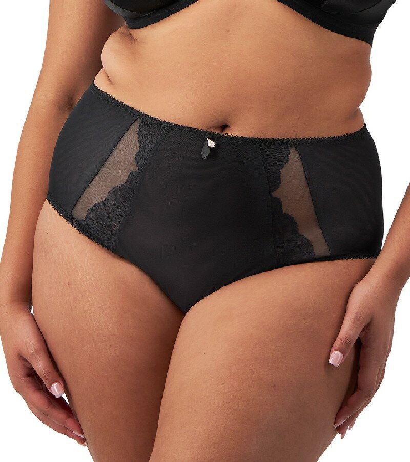 L〜6Lサイズ・大きいサイズ下着【予約】フルブリーフ Cate Allure by Elomi エロミ 大きいサイズ レディースショーツ L XL 3L 4L 5L 6L グラマーサイズ 下着 インポートランジェリー 日本サイズL〜6L ブラック 黒 送料無料