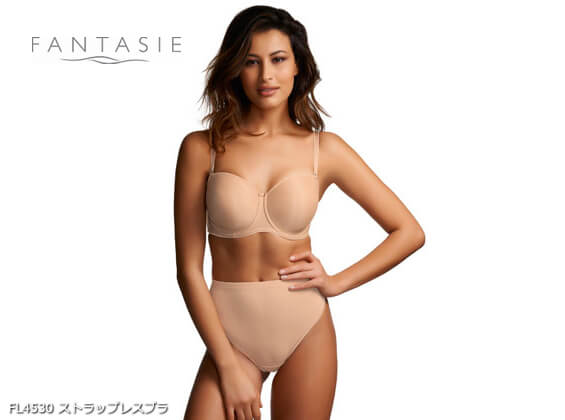 ☆【予約】UWモールドストラップレスブラ（ファブリックストラップ付き）Smoothing bカップ cカップ dカップ eカップ fカップ gカップ h..