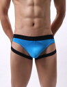 セクシーランジェリー 男性用 ショーツ パンツ 大きいサイズM-2XL エロ下着 男用下着 青