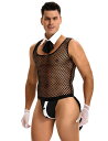 セクシーランジェリー 男性用 シースルー 大きいサイズM-2XL エロ下着