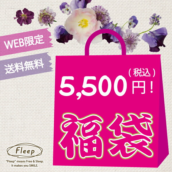 Lucky Bags - 【あす楽非対応】【送料無料】 福袋 レディース レディス お肌にやさしい下着【Fleep】フリープ 数量限定　2026年 夏 福袋♪ 5点セットで税込5,500円！アトピー 敏感肌 色・デザインお任せ あす楽非対応 ネコポス不可 ギフトラッピング不可 ハッピーバッグ